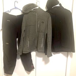 The North Face; Winter special all three items one price.fleece zips into jacket